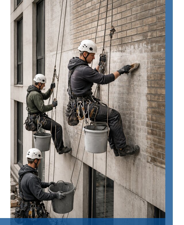 Удаление высолов с фасада в Топках от 253 р. | ВЫСОТНИК-Тпк