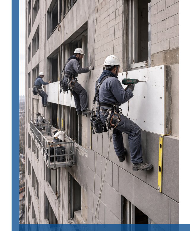 Монтаж фасадных термопанелей высокого качества в Топках