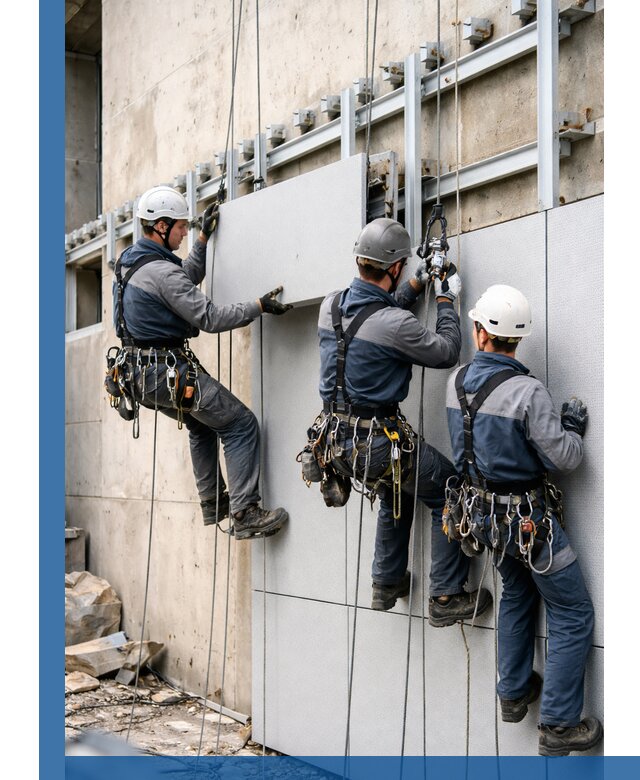 Монтаж вентилируемого фасада в Топках под ключ с гарантией качества