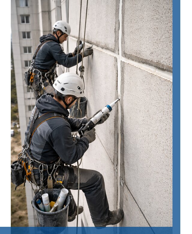 Герметизация межпанельных швов в Топках от 709 р. | ВЫСОТНИК-Тпк