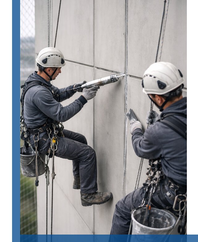 Первичная герметизация швов фасадов и кровель в Топках