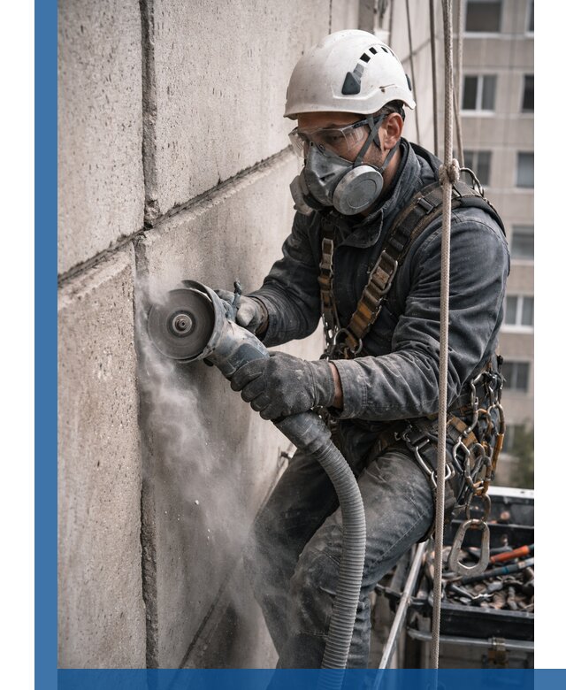 Штробление межпанельных швов в Топках качественно и быстро