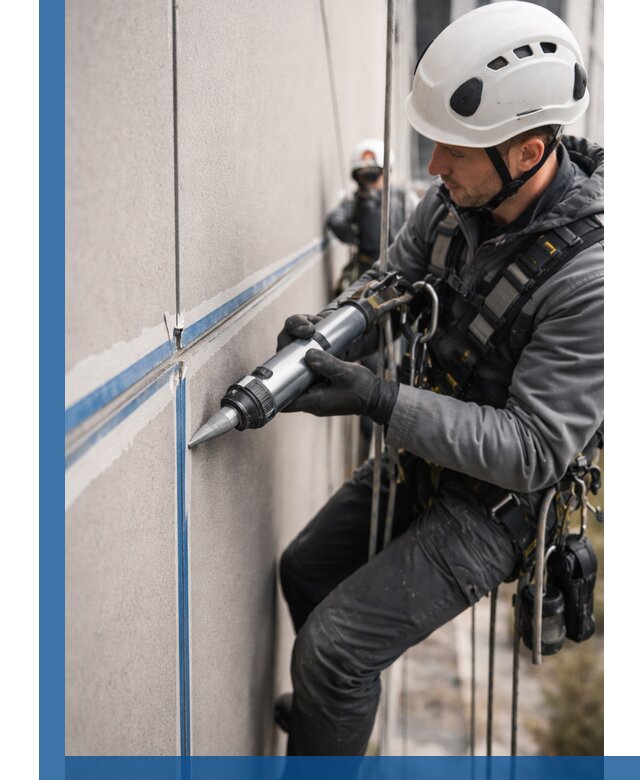 Герметизация стыков фасадных панелей в Топках качественно и быстро