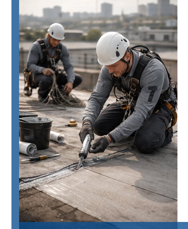 Аварийное и капитальное устранение протечек кровли в Топках