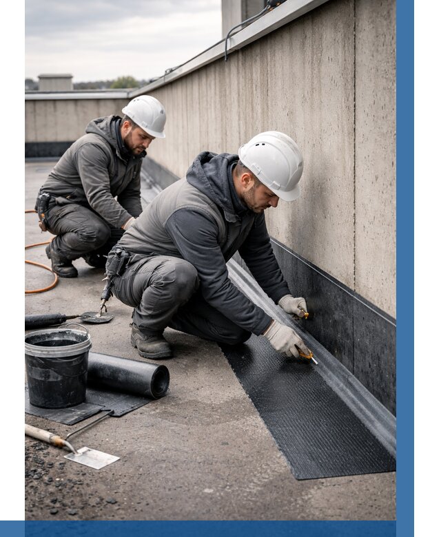 Гидроизоляция примыканий на кровле в Топках от 912 р. | ВЫСОТНИК-Тпк