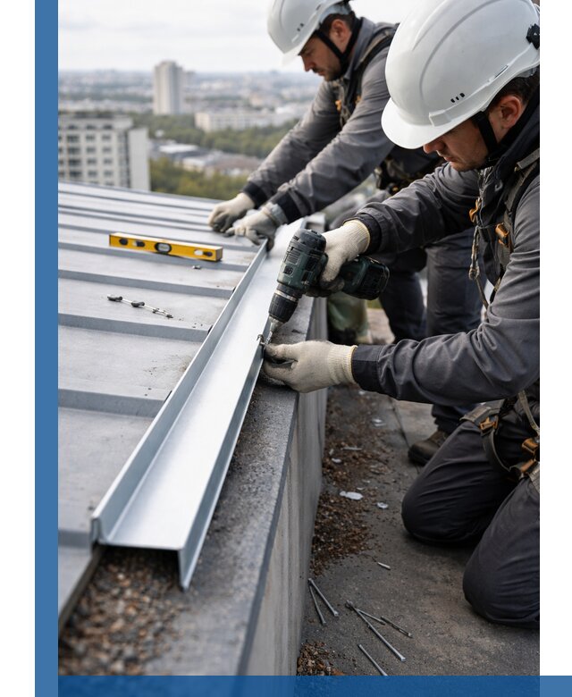 Монтаж капельника на кровле в Топках с гарантией качества