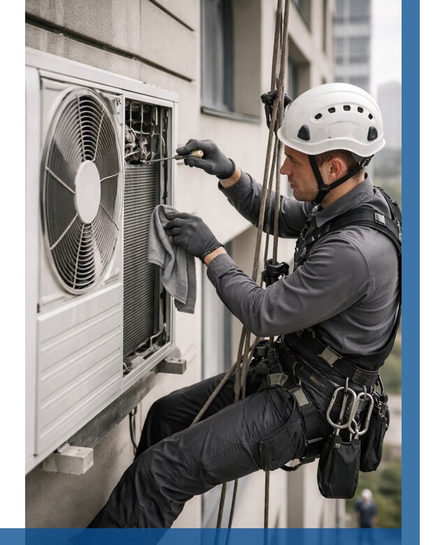 Обслуживание внешнего блока кондиционера в Топках от 2736 р.ВЫСОТНИК-Тпк