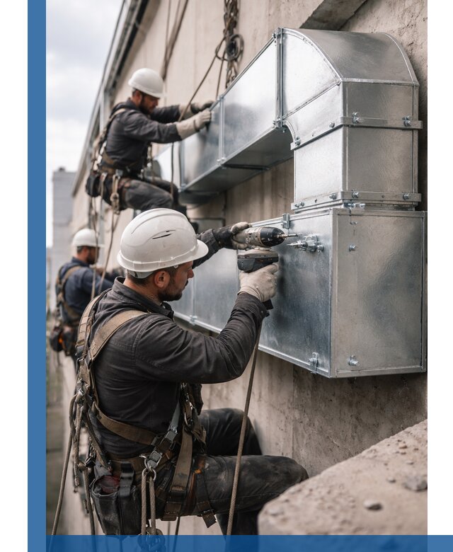 Профессиональный монтаж вентиляционных коробов в Топках под ключ