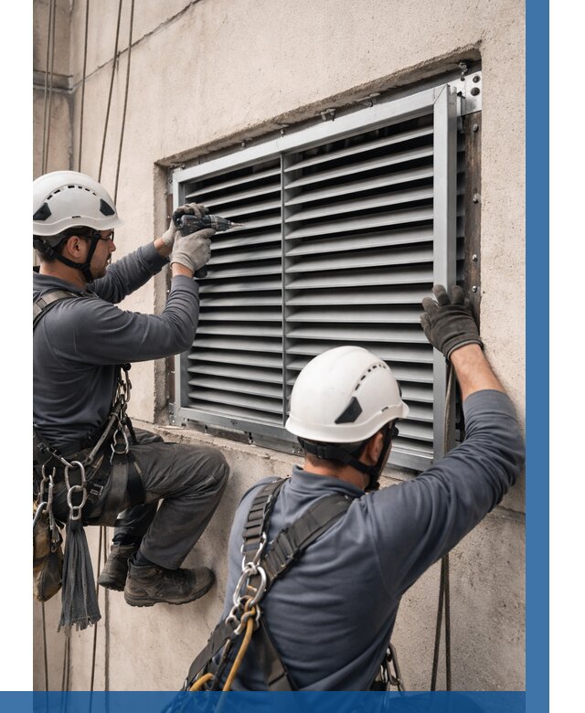 Монтаж вентиляционных решеток в Топках от 4560 р. | ВЫСОТНИК-Тпк