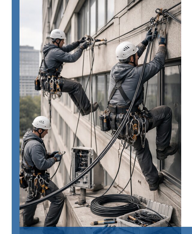 Прокладка оптоволоконного кабеля в Топках под ключ с тестированием