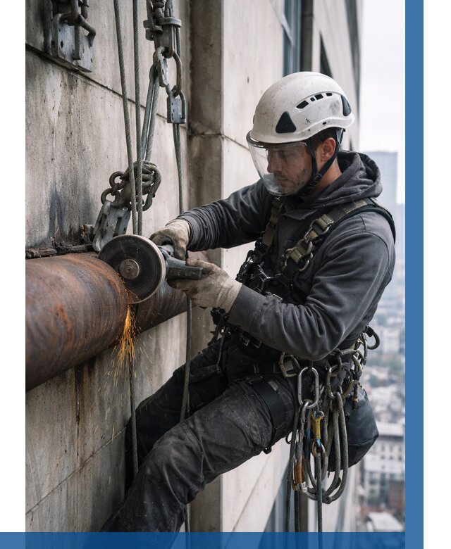 Резка металла на высоте в Топках по цене от 4560 р. | ВЫСОТНИК-Тпк