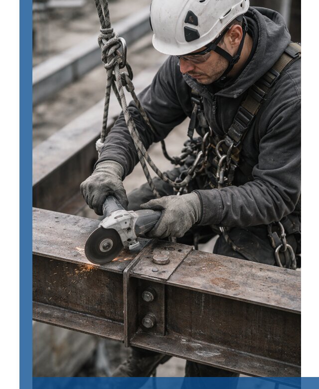 Резка металла на высоте в Топках для зданий и конструкций