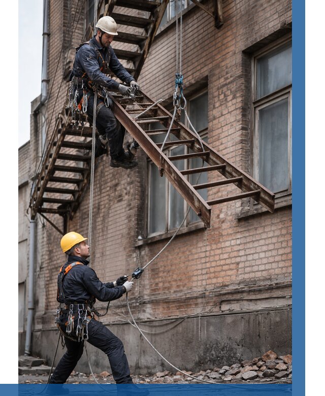 Демонтаж пожарной лестницы в Топках от 12160 р. | ВЫСОТНИК-Тпк