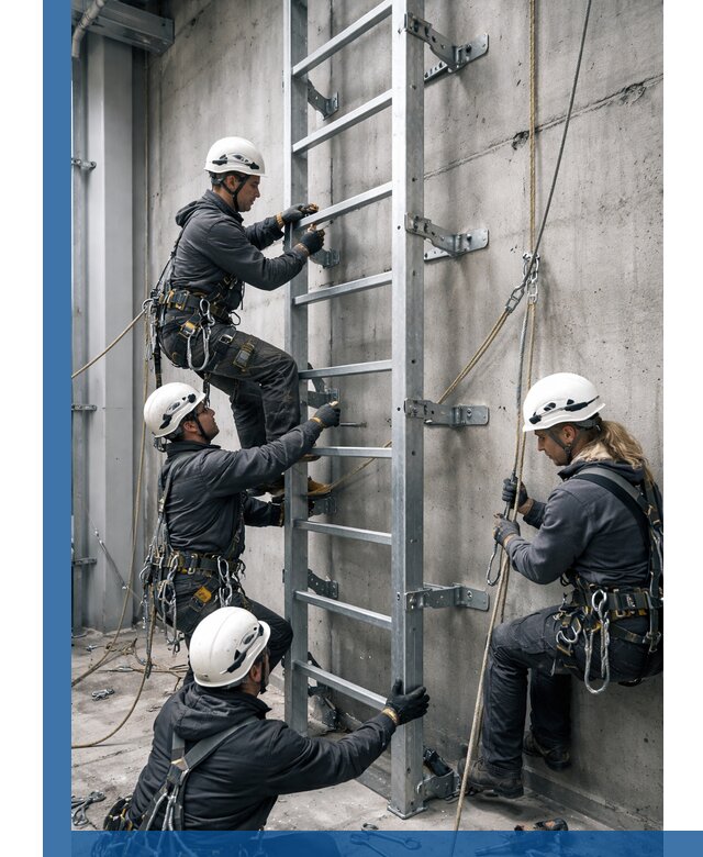 Монтаж металлических лестниц в Топках под ключ со гарантией