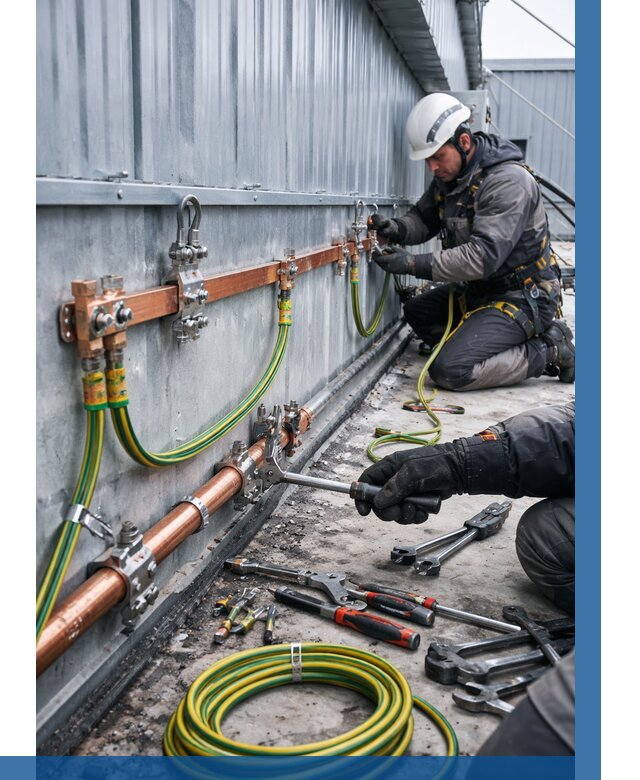 Монтаж заземления здания в Топках от 25333 р. | ВЫСОТНИК-Тпк