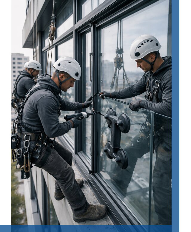 Витражное остекление зданий в Топках от 3547 р. | ВЫСОТНИК-Тпк