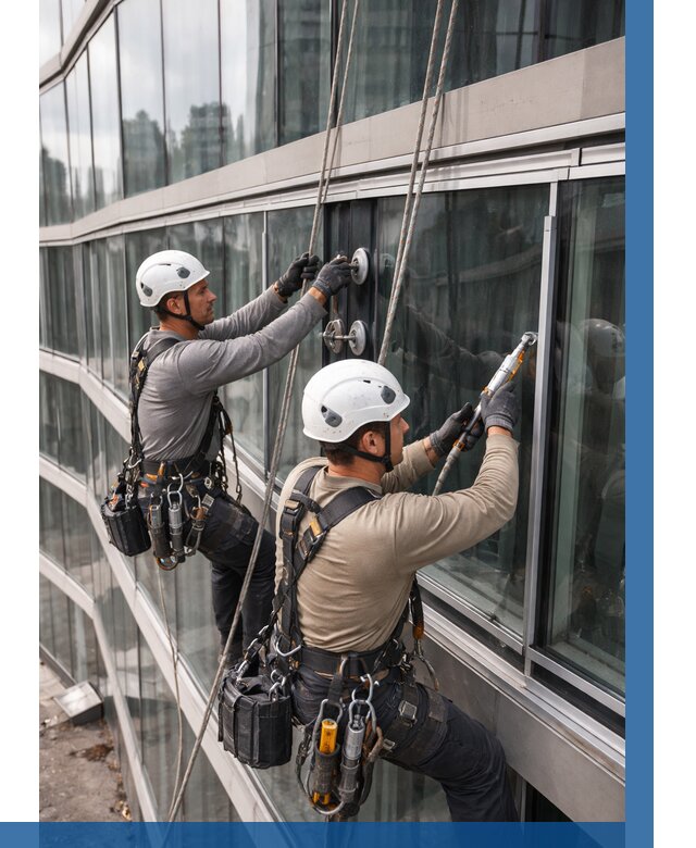 Радиусное остекление фасада в Топках от 12160 р. | ВЫСОТНИК-Тпк