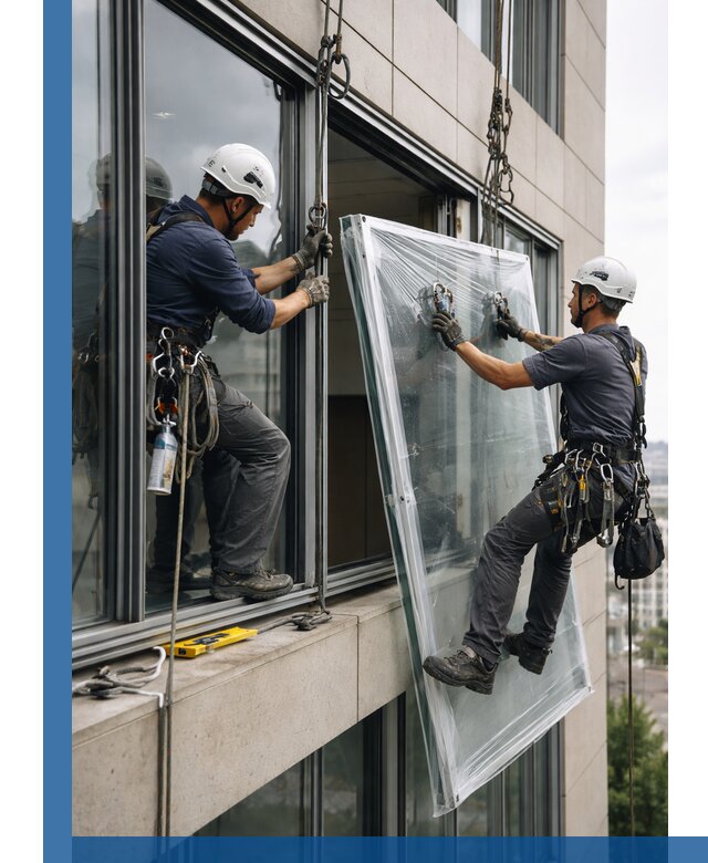 Профессиональная замена стекла в витраже в Топках с гарантией