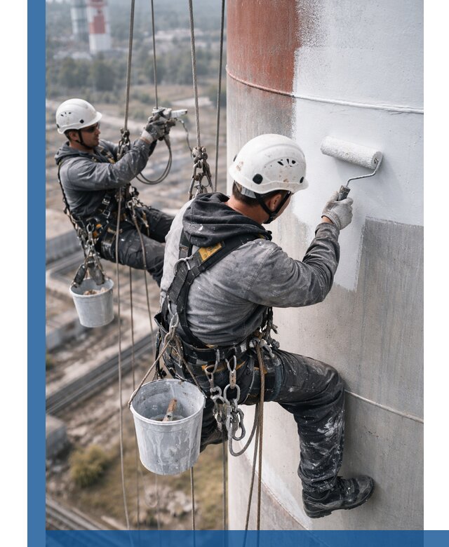 Покраска дымовых труб в Топках: антикоррозийная защита и восстановление
