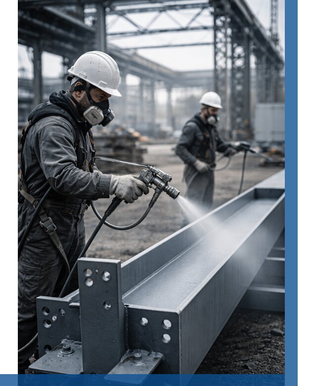 Антикорроз. обработка металлоконстр. в Топках от 456 р. | ВЫСОТНИК-Тпк