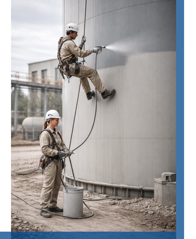 Покраска резервуаров в Топках от 1216 р. | ВЫСОТНИК-Тпк — заказать