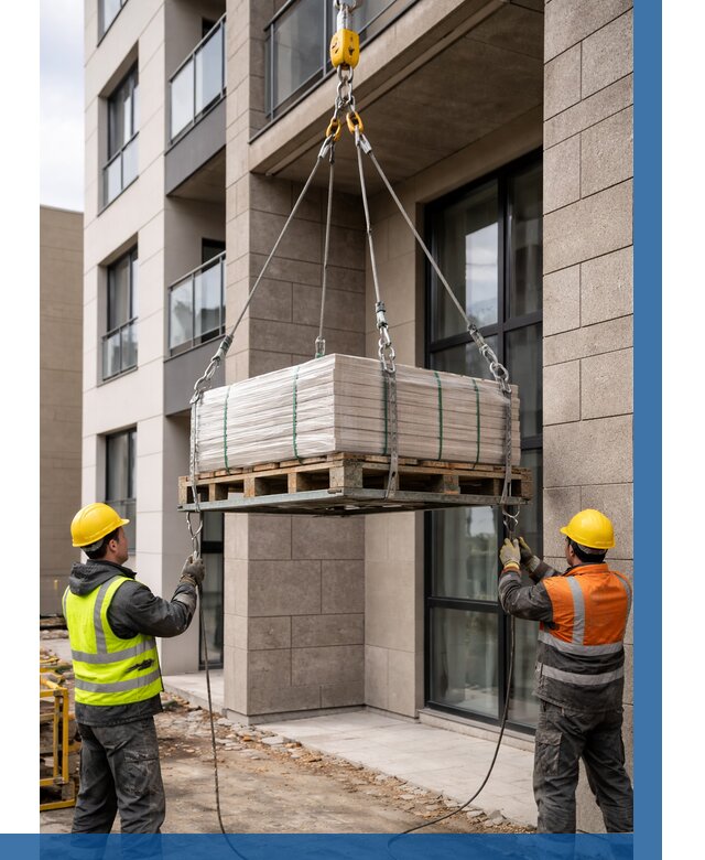 Подъем керамогранита на этаж в Топках от 3547 р. | ВЫСОТНИК-Тпк