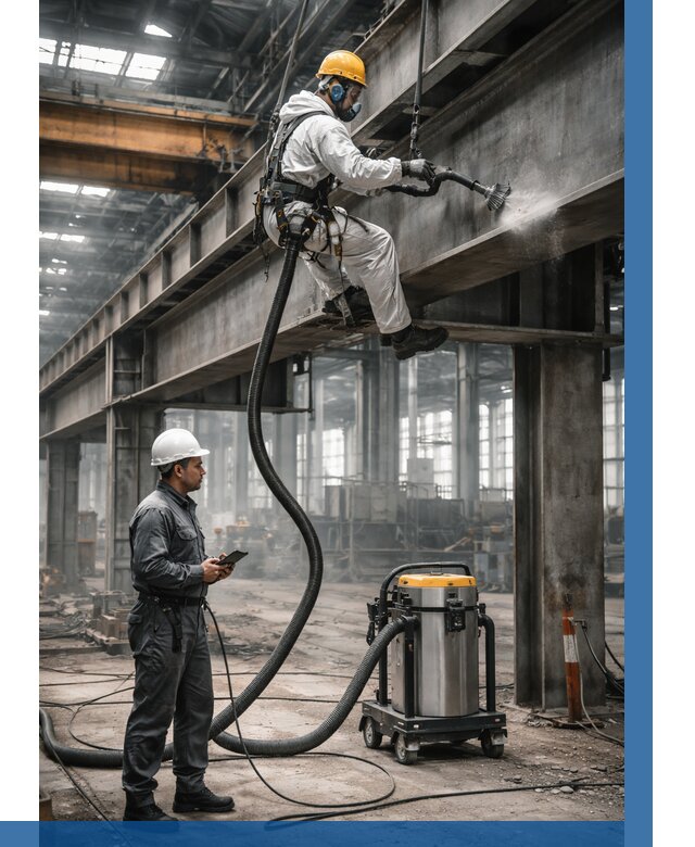 Обеспыливание конструкций в цехе в Топках от 4256 р. | ВЫСОТНИК-Тпк