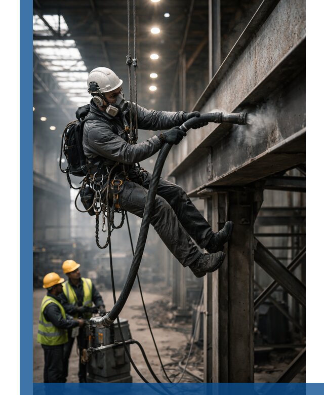 Обеспыливание конструкций в цехах промышленного производства в Топках