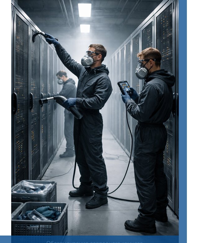 Обеспыливание серверной комнаты в Топках от 4560 р. | ВЫСОТНИК-Тпк