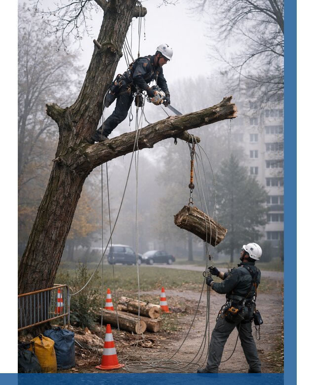 Удаление аварийных деревьев в Топках от 15200 р. | ВЫСОТНИК-Тпк
