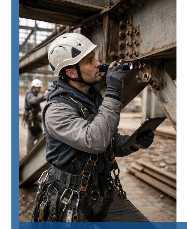 Обследование металлоконструкций и диагностика прочности в Топках