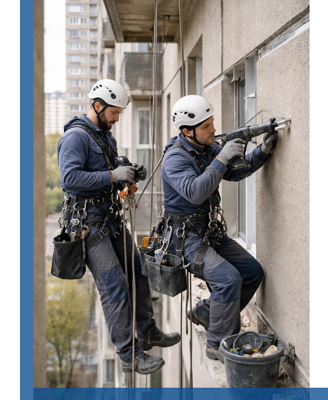 Промышленные альпинисты высотные работы и монтаж в Топках